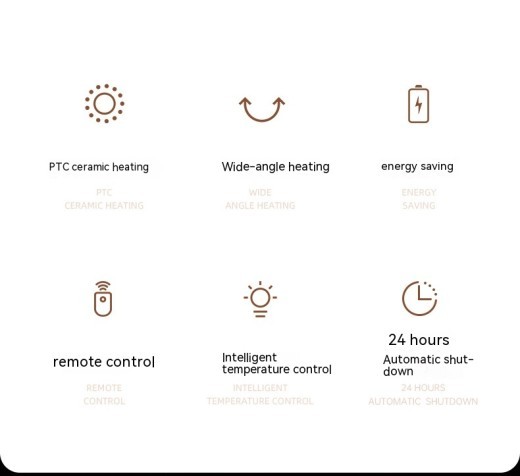 Aire acondicionado pequeño, pies calientes, manos calientes, eléctrico.
