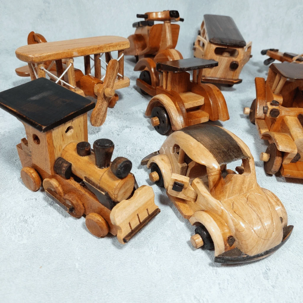 Miniaturas de madera hechas a mano ¡Colecciónalas todas!
