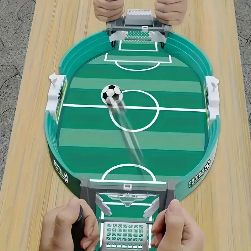 Juego de fútbol de mesa portátil para jóvenes: duelo para 2 jugadores para concentrarse y divertirse, perfecto para edades de 3 a 6 años, juguete ideal para fiestas y regalo navideño para Navidad, Halloween y cumpleaños.