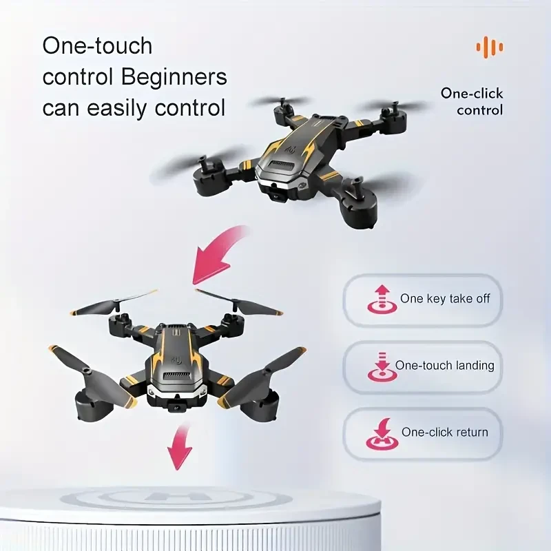 Drone profesional S6 con control remoto, cámara dual, plegable y con 2 baterías, cuadricóptero con control remoto y retención de altura, ideal para niños y niñas.