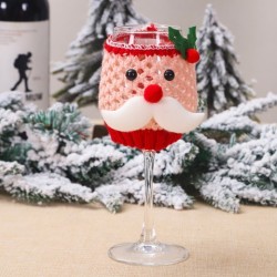 Nuevos productos en stock Funda de lana navideña para copa de vino