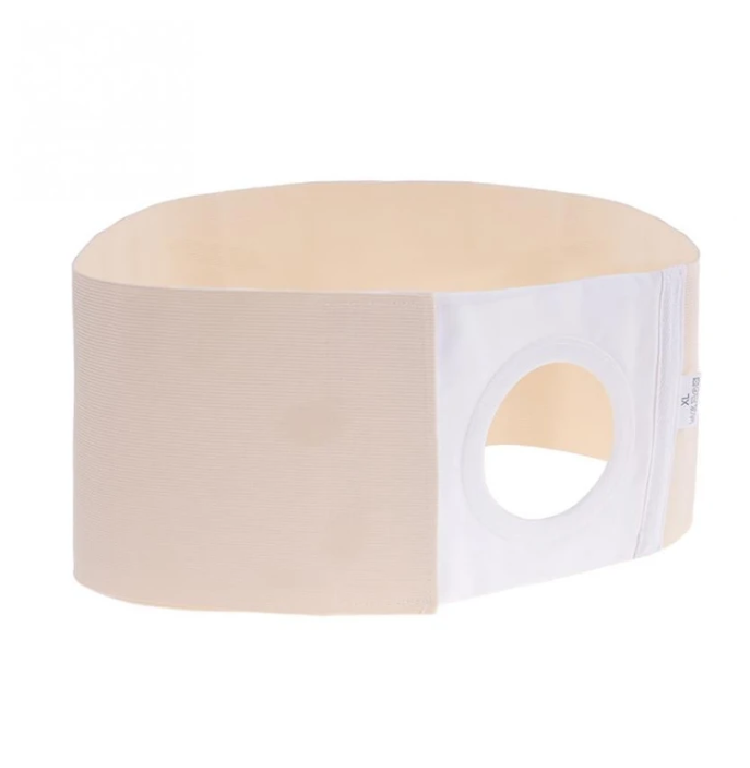 Cinturón abdominal para estoma médico