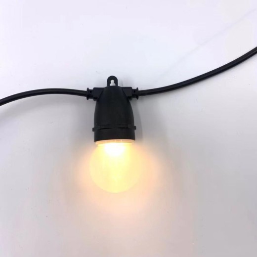 Guirnalda de farolas para exteriores con ambiente navideño