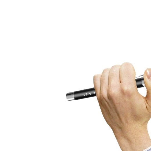 Linterna médica para pupila y bolígrafo