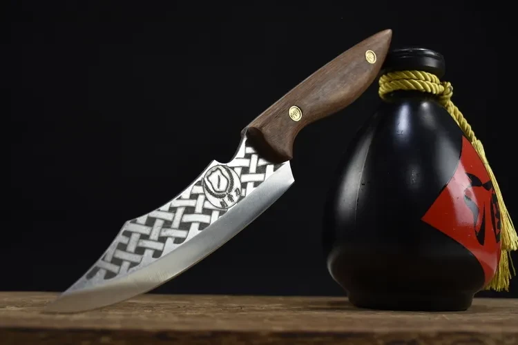 Cuchillo deshuesador con patrón tejido sencillo para la cocina del hogar