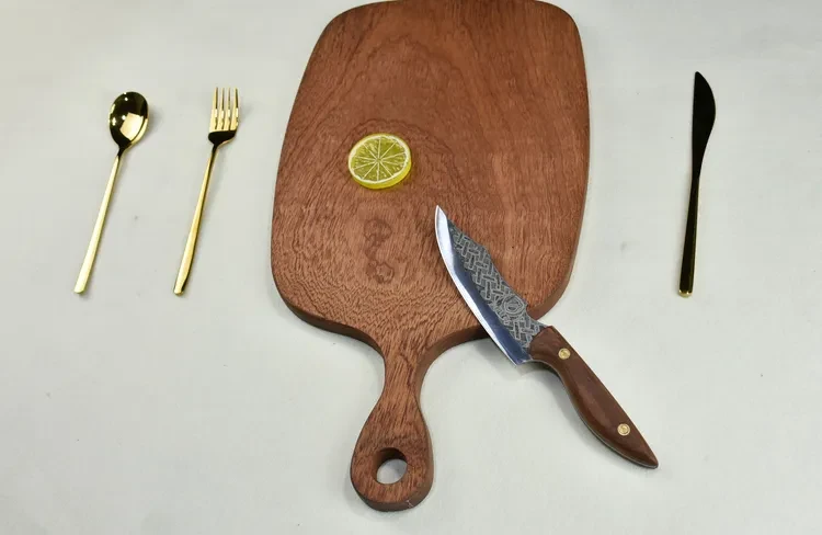 Cuchillo deshuesador con patrón tejido sencillo para la cocina del hogar