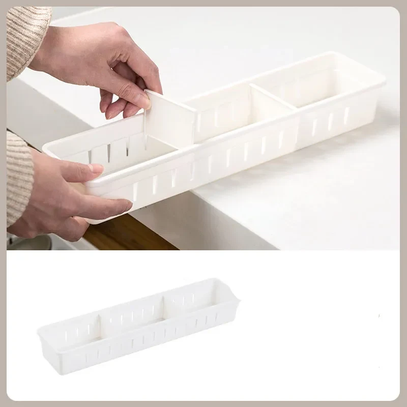 Caja de almacenamiento con cajones de cocina, estilo japonés, para clasificar vajilla