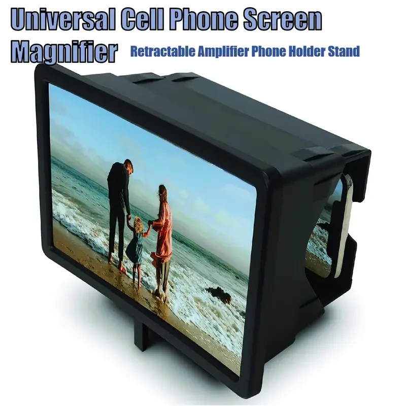 Soporte universal para teléfono móvil con lupa de pantalla