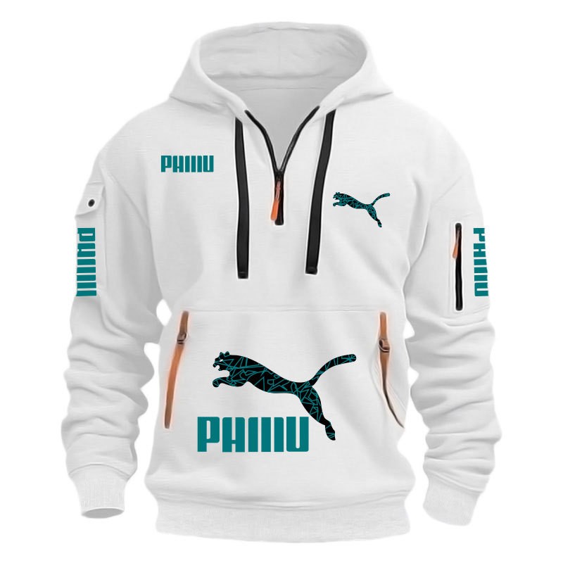 Sudadera con capucha de otoño e invierno para hombre