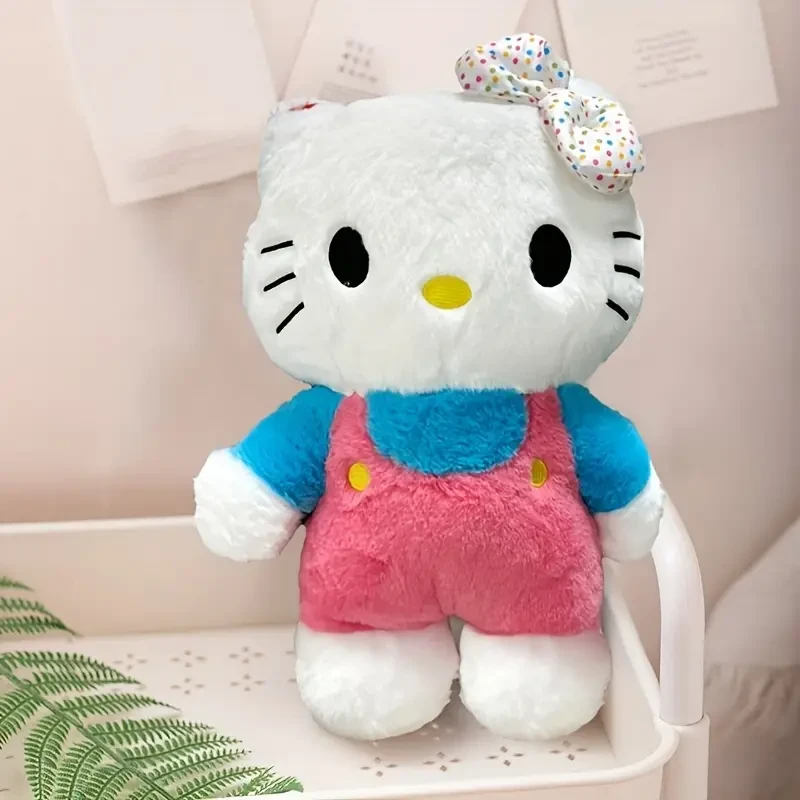 Juego de peluche y almohada de Hello Kitty: adorables muñecos de peluche de Sanrio para niñas, perfectos para cumpleaños, Navidad y San Valentín, ideales para decorar dormitorios.