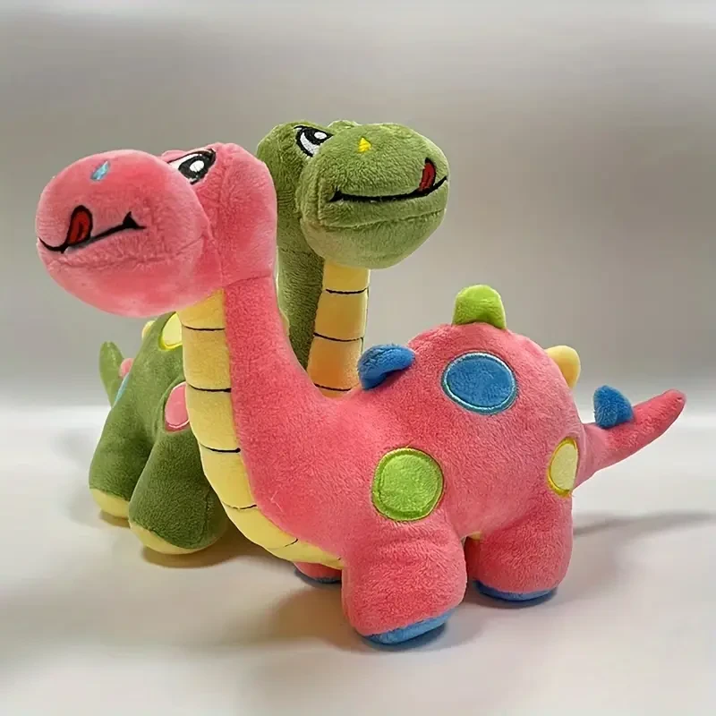 Peluche de dinosaurio de 29,97 cm. Ideal para Halloween, Acción de Gracias, Navidad, San Valentín y Pascua. Disponible en rosa, verde y azul. Ideal para decorar la sala de estar, el dormitorio y el escaparate del coche.
