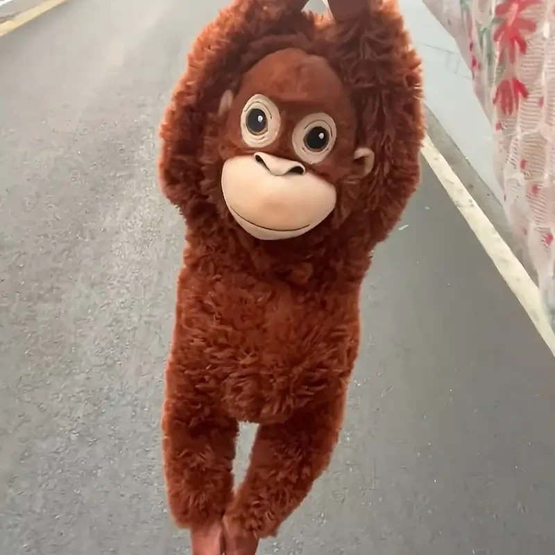 Lindo mono de peluche de imitación: 66 cm/26 pulgadas, suave, regalo perfecto para niños y niñas, apto para edades de 0 a 3 años.