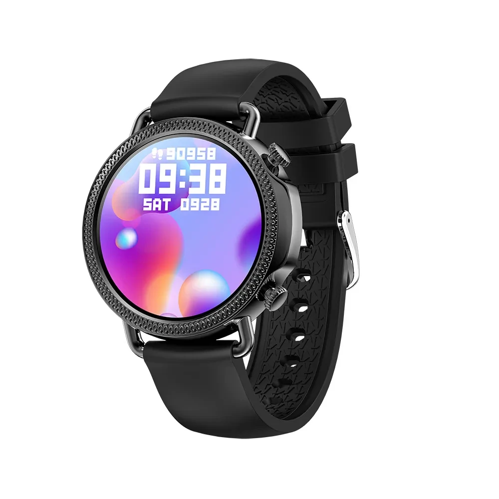 Reloj inteligente para mujer con control de temperatura corporal, círculo completo y táctil, esfera personalizada.