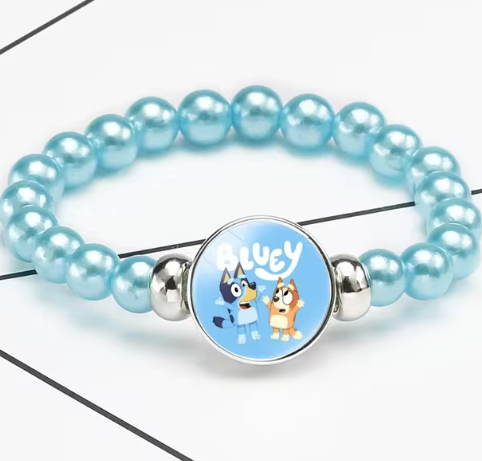 Pulseras de ojos azules de dibujos animados de moda