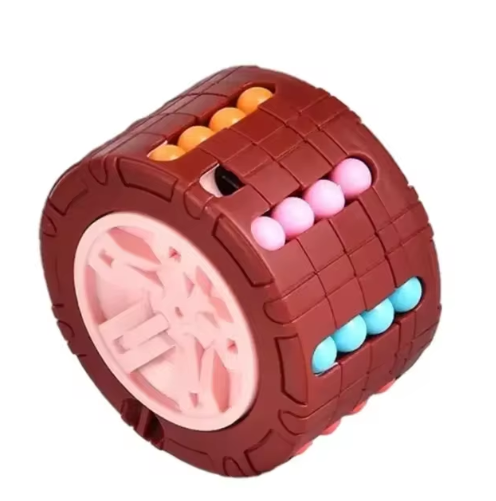 Juguete de cubo cilíndrico 3D con forma de frijol mágico