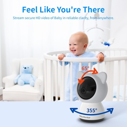 Monitor para bebés de 5 pulgadas y 1080p