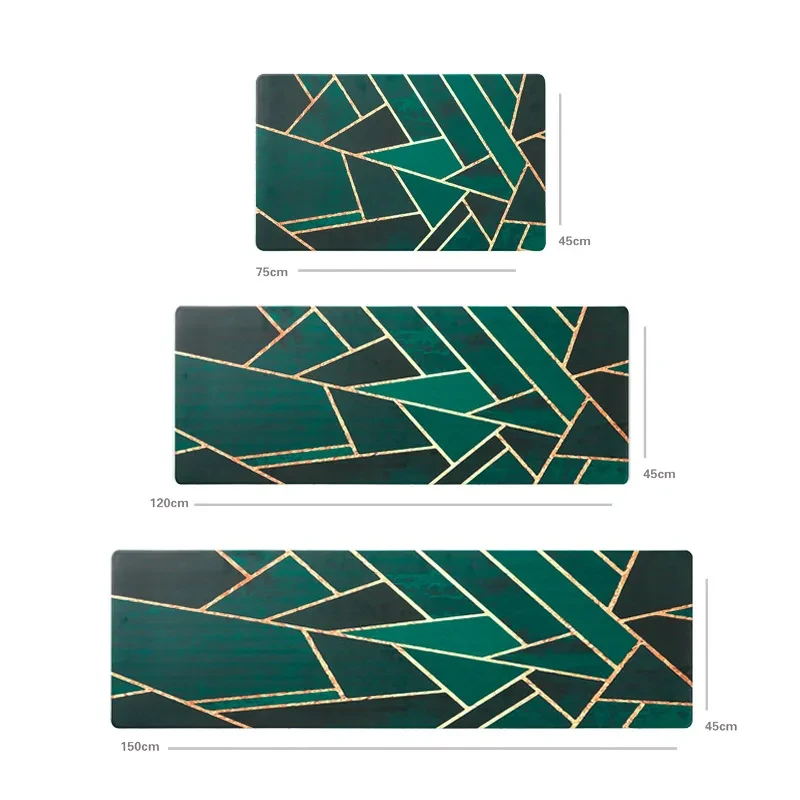 Alfombrillas de cocina especiales de PVC que absorben agua y aceite y son antideslizantes.