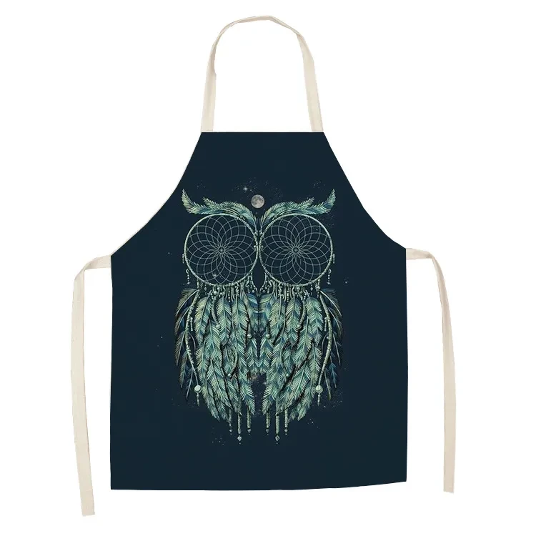 Delantal de plumas para cocina, hogar, impermeable y a prueba de aceite, para restaurante.