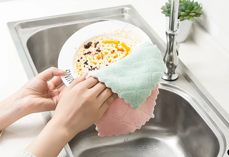 Paño de cocina Toalla absorbente de agua y sin aceite