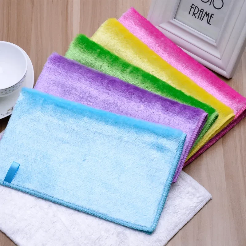 Paños de cocina absorbentes y sin pelusa fabricados con fibras de madera fina