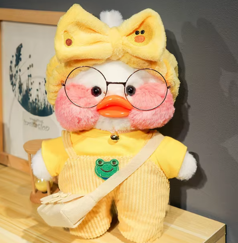 Nuevo peluche lindo Lalafanfanfan Duck Cafe