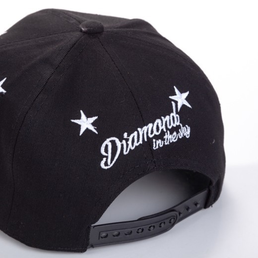 Gorra de ala plana con protección solar para exteriores con bordado de estrella de cinco puntas