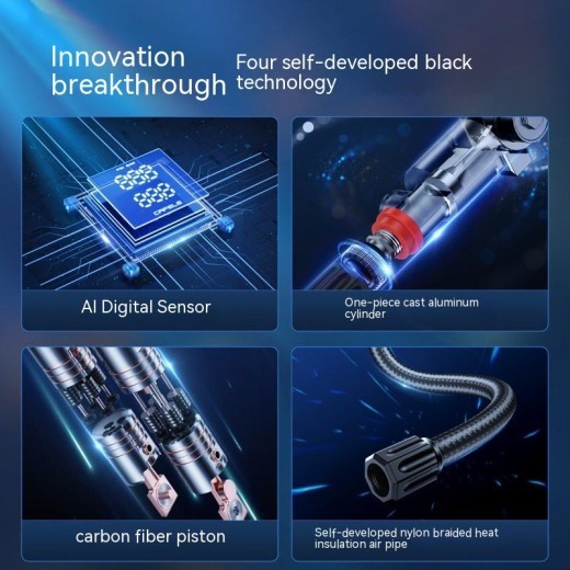 Bomba de aire portátil para vehículos eléctricos