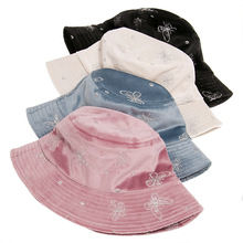 Sombrero de pescador con efecto tie-dye, cálido y bonito, para otoño e invierno.