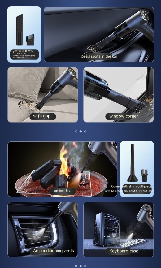 Aspiradora de mano para vehÃculo eléctrico sin escobillas