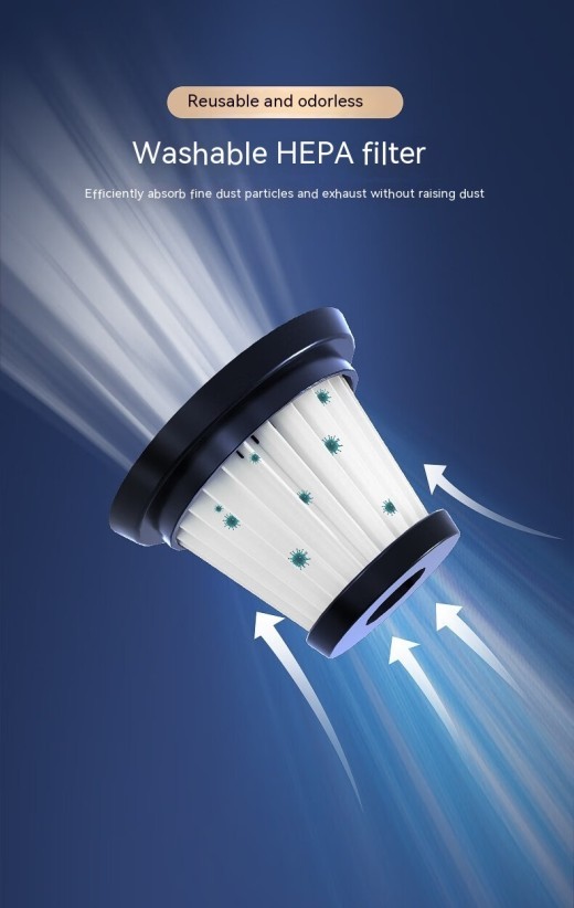 Aspiradora de mano para vehículo eléctrico sin escobillas