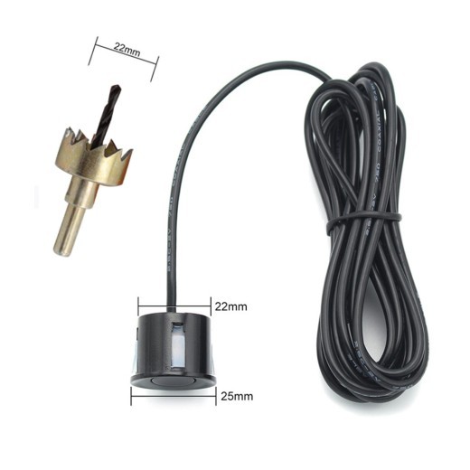 Sensor de marcha atrás inalámbrico inteligente con voz para vehículos