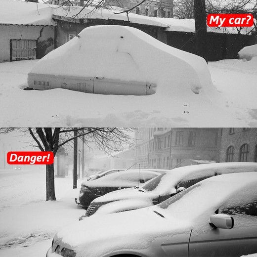 Pala quitanieves calefactable para vehículo