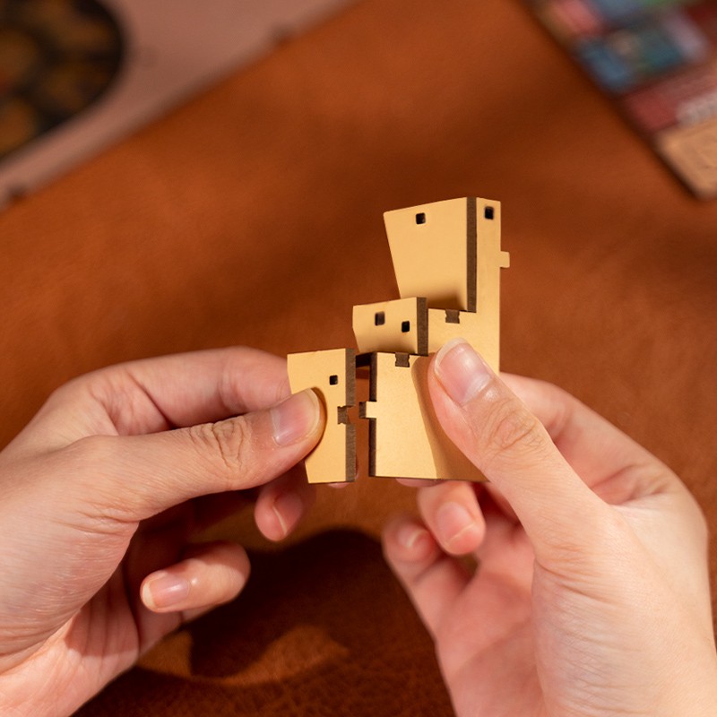 Librería Rolife 3D DIY de madera con forma de rincón de libros Shiguang y LED para regalos de Navidad