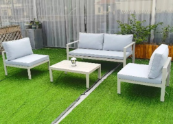 Conjunto de sofá de 3 piezas para exterior