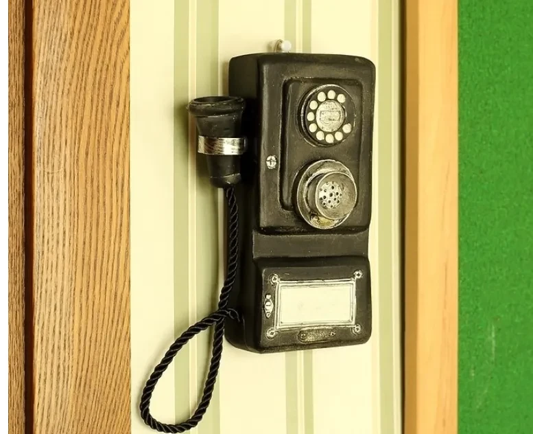 Teléfono de decoración de pared