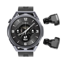 Auriculares de reloj inteligente 2 en 1 TWS con llamadas bidireccionales y memoria 4G