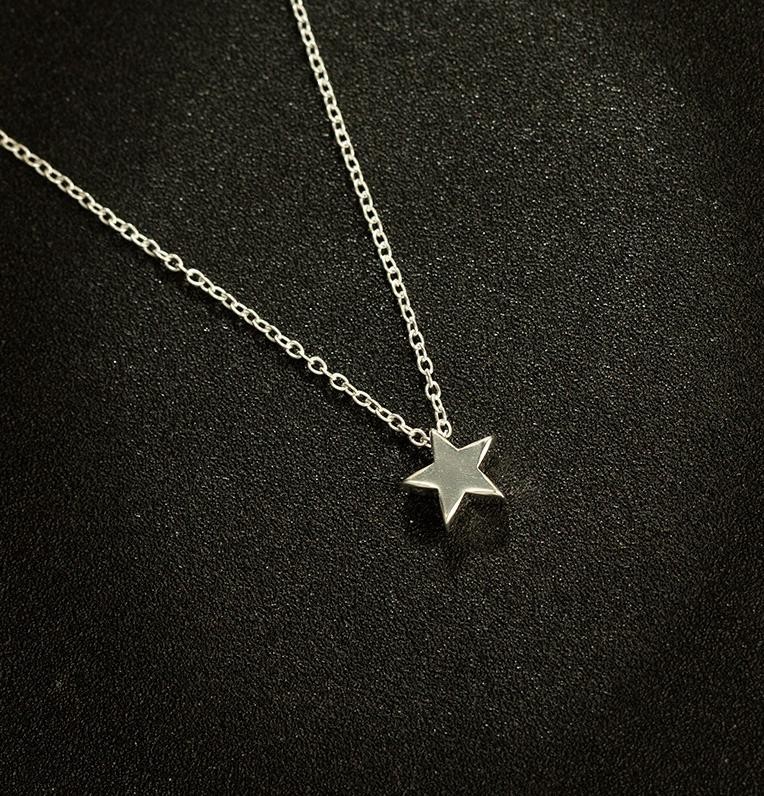 Collar corto de clavícula para damas de moda simple