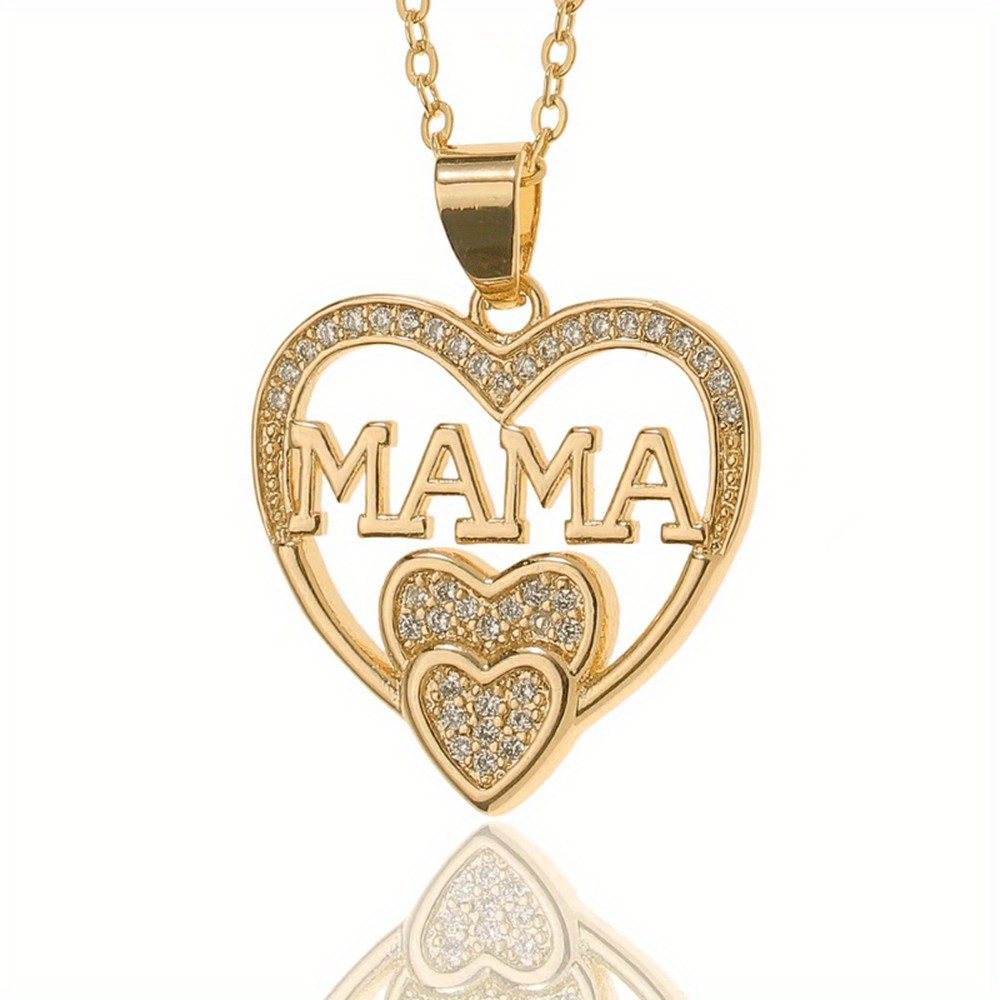 Collar con la letra "Mamá" para mujer