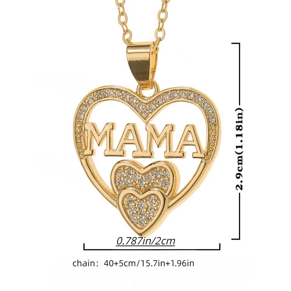 Collar con la letra "Mamá" para mujer