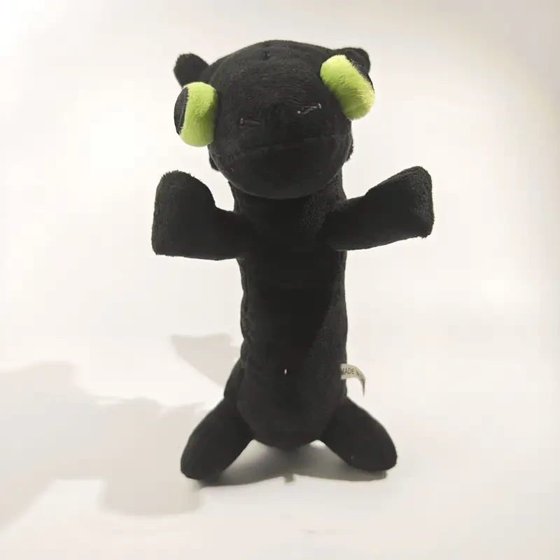 1 peluche de dragón negro pequeño de 10 pulgadas, suave y peludo, ideal como almohada decorativa para cumpleaños, vacaciones, regalo de Pascua.