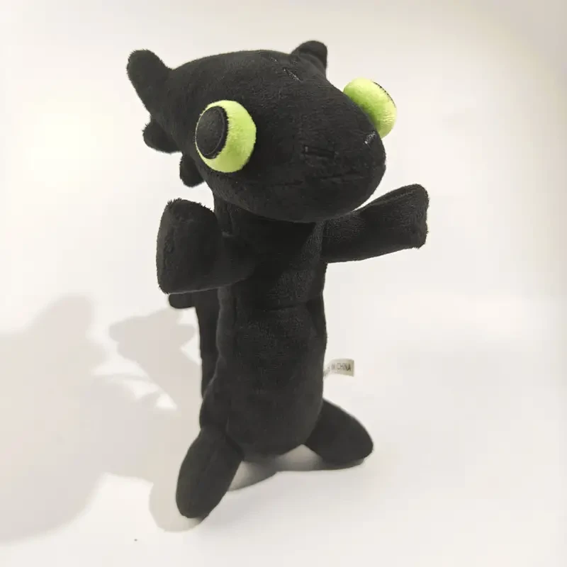 1 peluche de dragón negro pequeño de 10 pulgadas, suave y peludo, ideal como almohada decorativa para cumpleaños, vacaciones, regalo de Pascua.