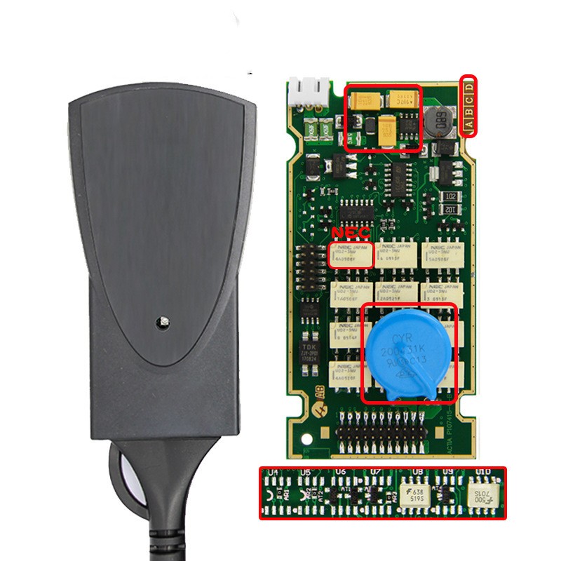 Diagbox Lexia3 PP2000 Lite V7.83 NEC para Citroën y Peugeot