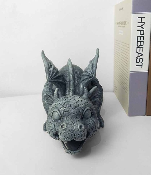 Estatua creativa de dinosaurio, animales adorables, artesanía de resina, adorno de fuente para decoración del hogar, jardín y patio, estatuas de jardín Xqmg