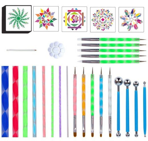Herramientas para pintar mandalas