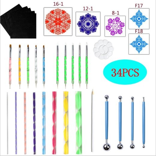 Herramientas para pintar mandalas