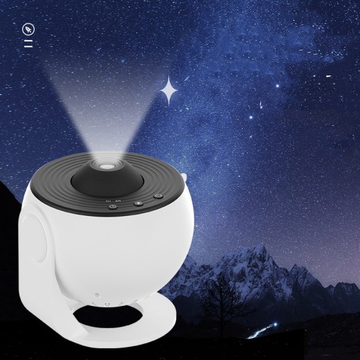 Proyector de galaxia con luz nocturna y cielo estrellado, lámpara de planetario con rotación de 360 ​​grados para dormitorio infantil, regalo de San Valentín, decoración de boda