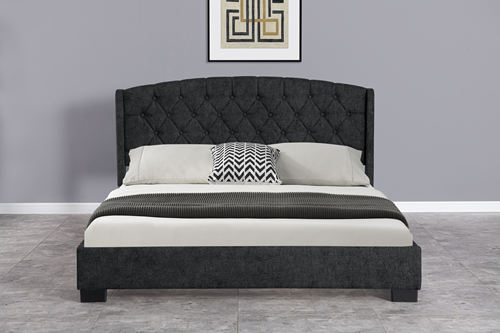 Cama individual 91 x 191 cm color plata