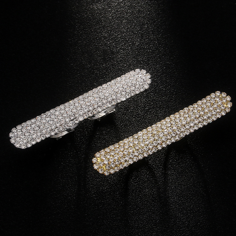 Anillo geométrico para mujer con diamantes de imitación, anillo doble sencillo