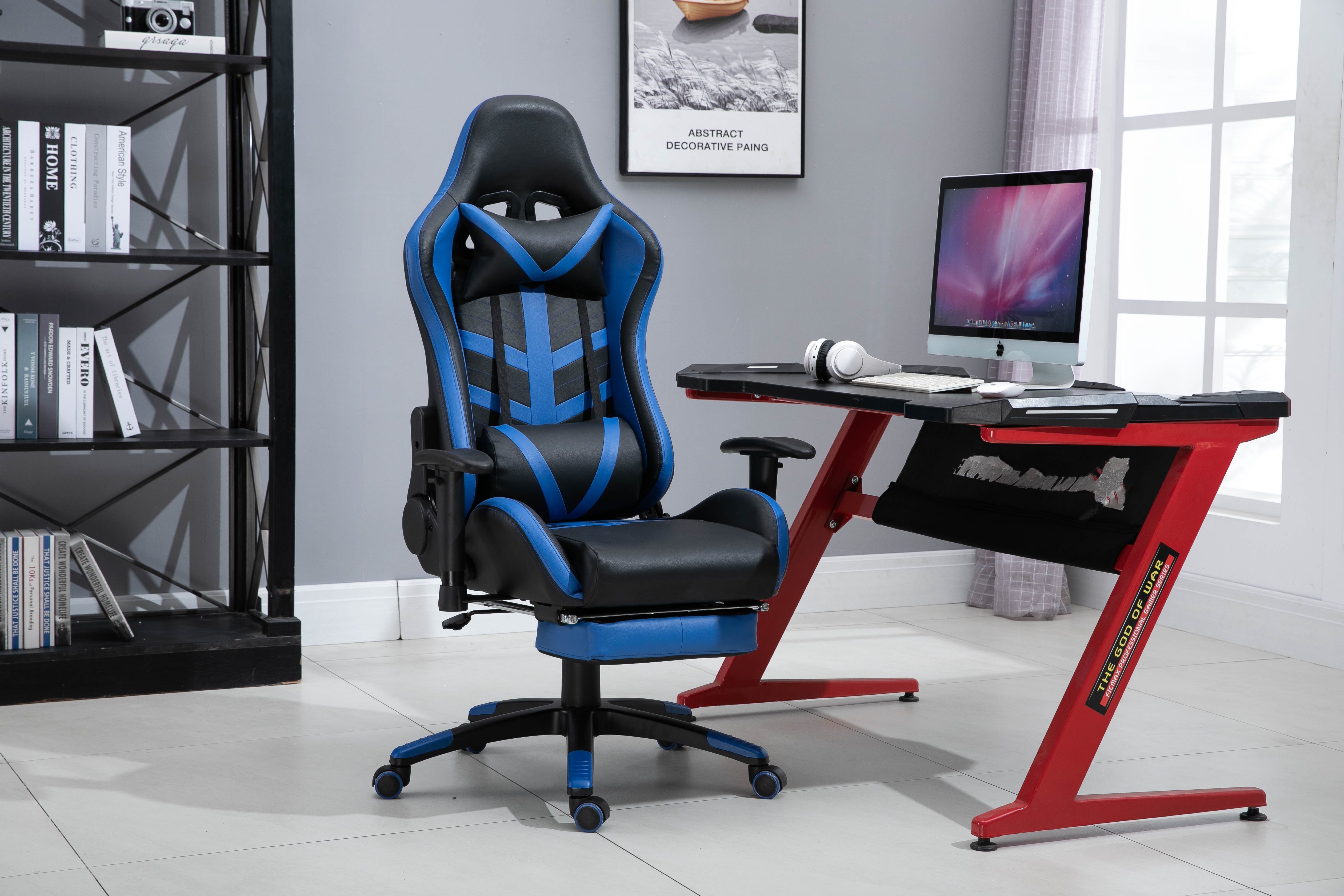 Silla de juego Silla de oficina Nueva llegada azul