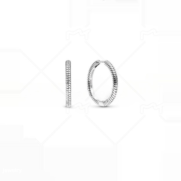 Pulsera de cobre blanco bañada en plata con cuentas de hilo y aretes circulares de oro rosa